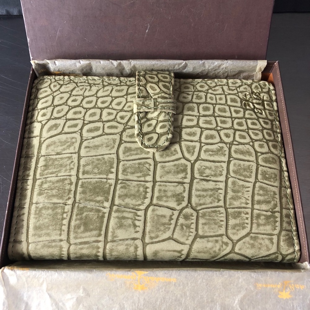 Vintage Tommy Bahama Faux Croc Photo Album NWB